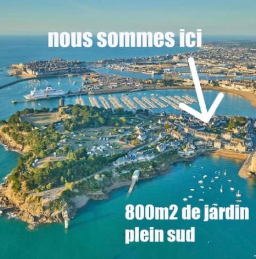 Chambre Majorelle - Rdc - Plage 50M - Rue Gratuite Сен-Мало Экстерьер фото